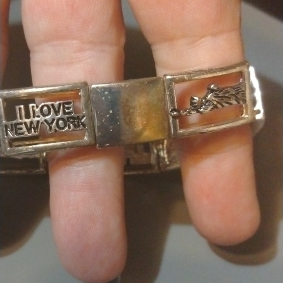 Vintage New York bracelet silver tone (sku 1223) - Picture 6 of 6